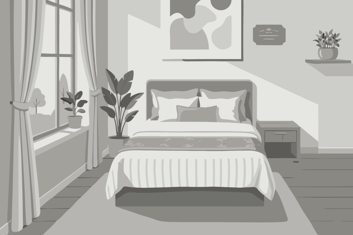 Quarto Triplo com Banheiro